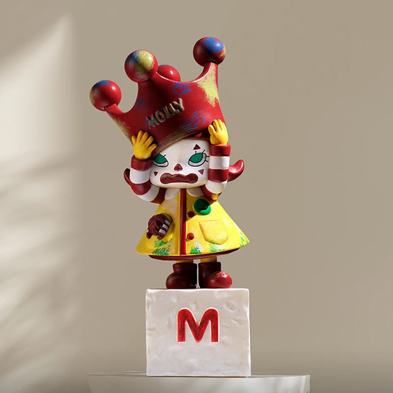 Vintage Collectible Dolls - POP MART MOLLY Statues d'anniversaire classique