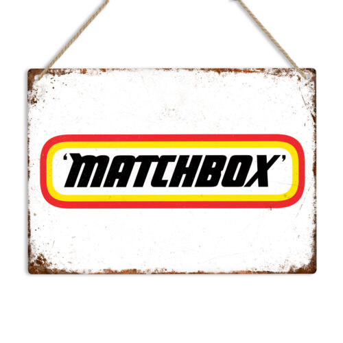 Vintage Toys Collector - Plaque publicitaire rétro en métal Matchbox