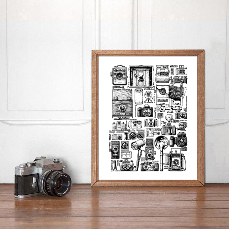 Affiches et impressions encast - Collectible Vintage Cameras avis et prix