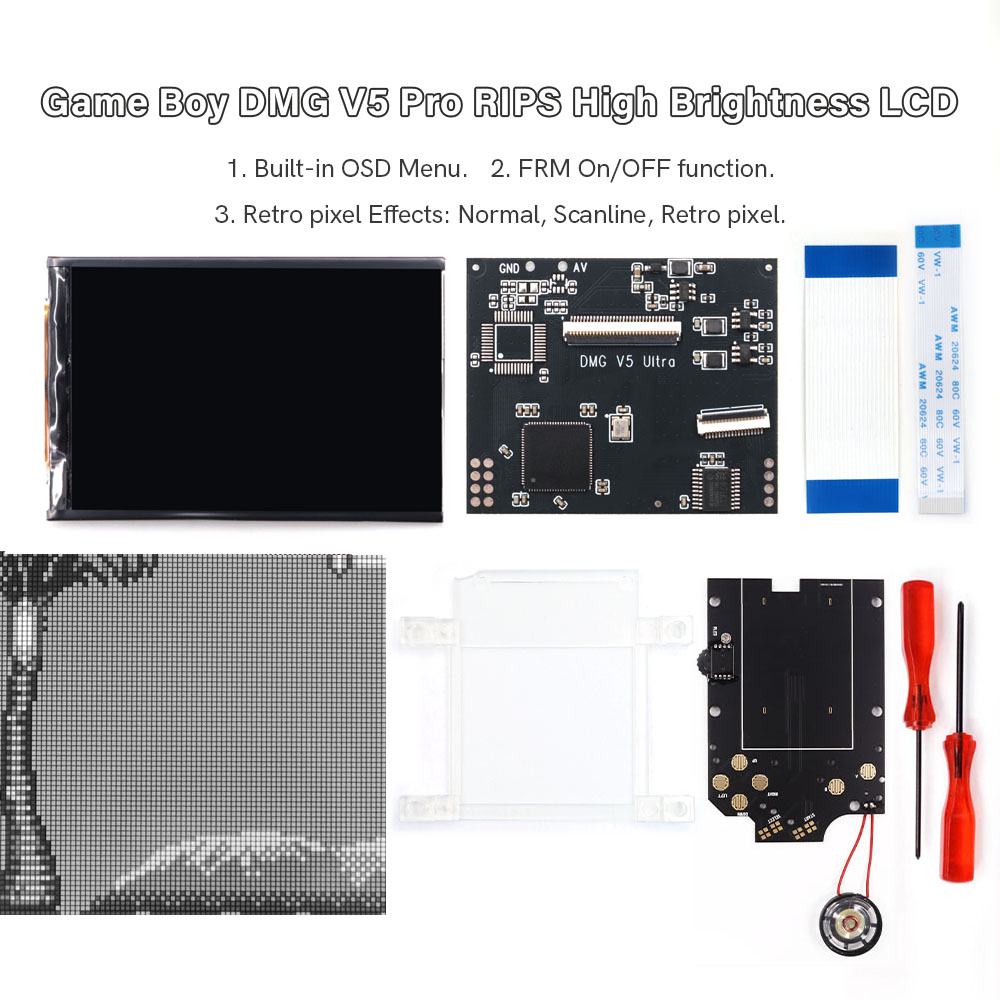 HISPEEDIDO pour GB Dmg V5 Pro, - Vintage Game Collection avis et prix