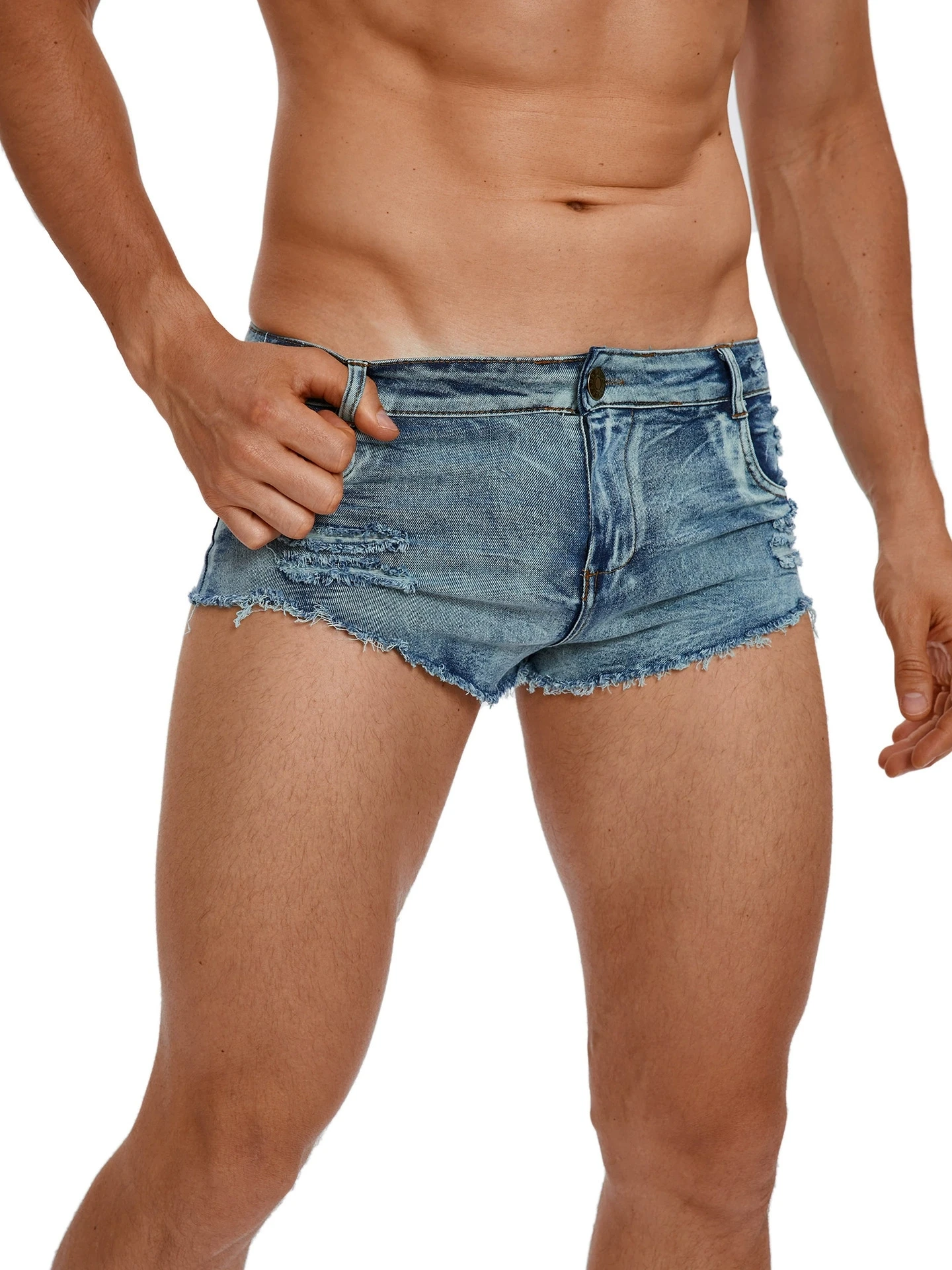 Shorts en jean taille basse po - Vintage Collectible Buttons avis et prix