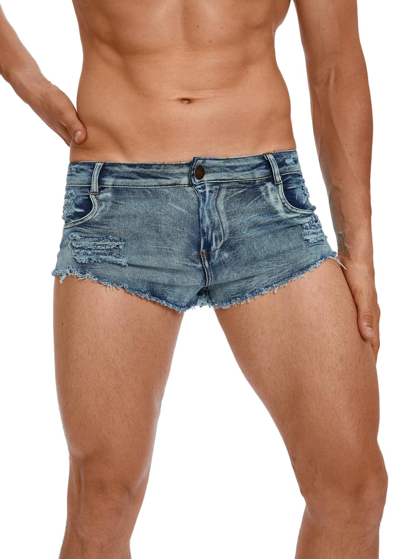 Shorts en jean taille basse po - Vintage Collectible Buttons avis et prix